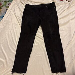 Silver Jeans Women's Black Straight Leg Avery Jeans